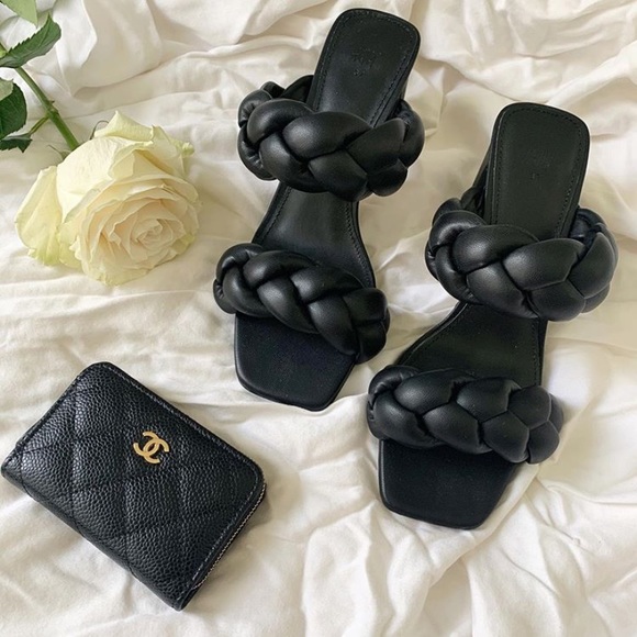 H\u0026M | Shoes | Hmblack Braided Sandals 